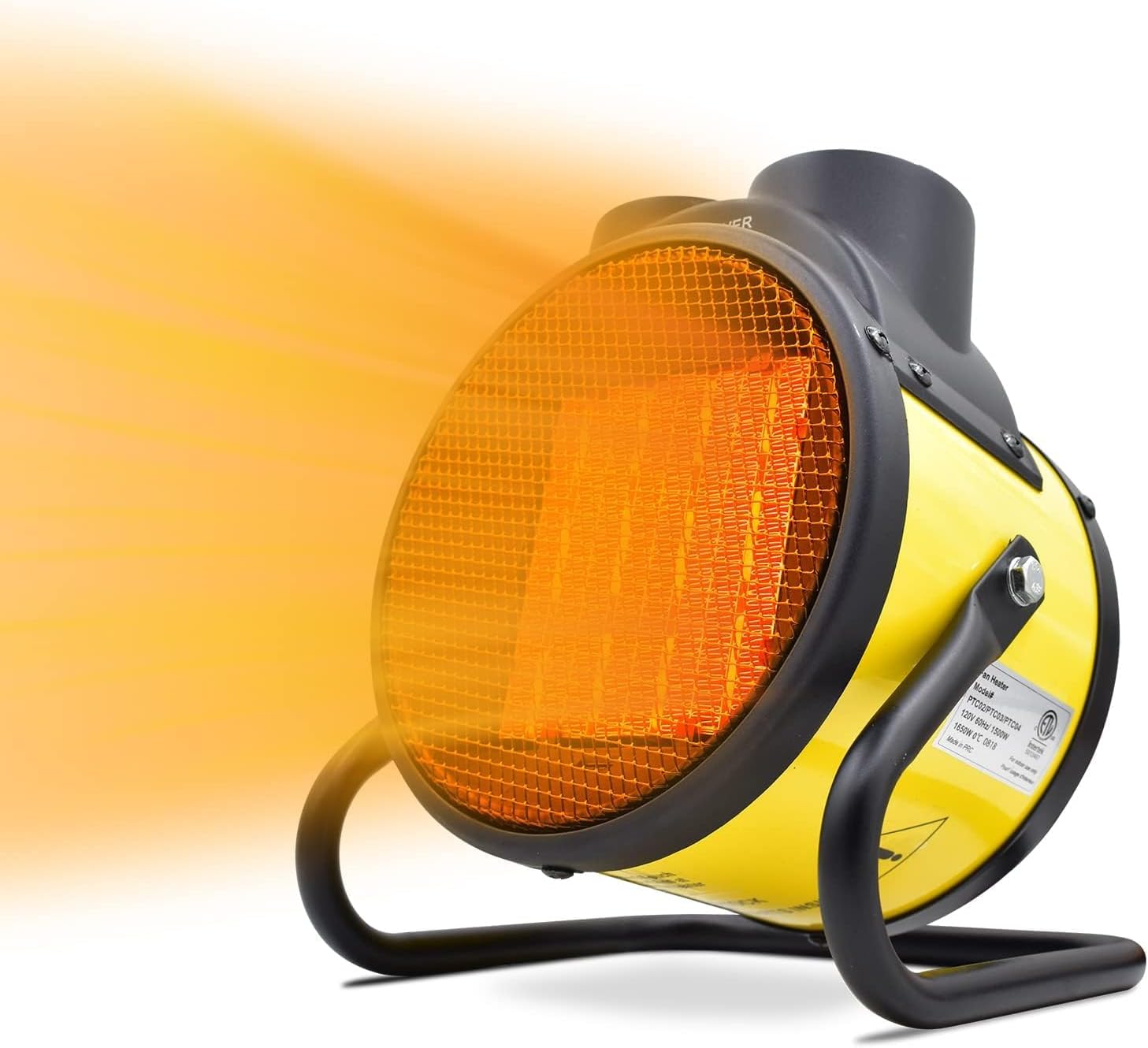 Electric Patio Heater with Adjustable Thermostat and PTC Technology