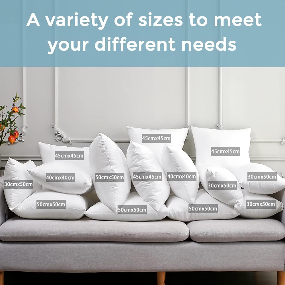 Artscope 20x20 Outdoor Pillow Inserts Set of 4