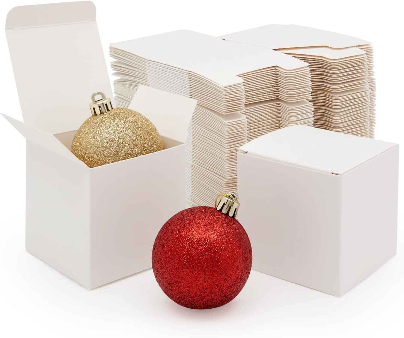 Juvale 100-Pack White 3x3x3 Gift Boxes with Lids