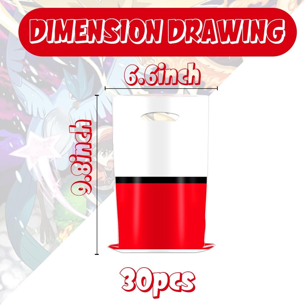 Omto 30Pcs Cartoon Animation Party Gift Bags