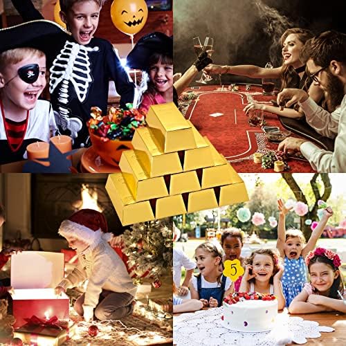 UnicoPak 30 Gold Bar Party Favor Boxes