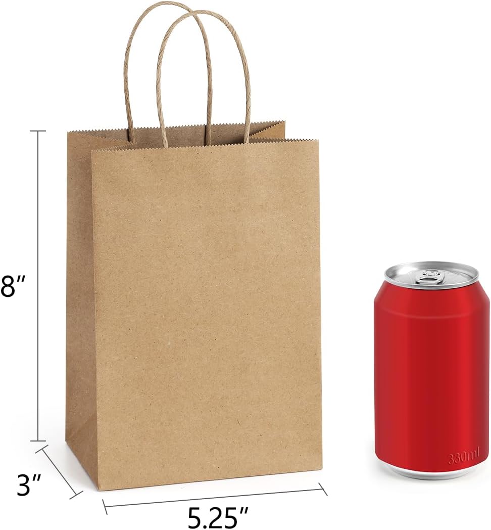 BagDream 25Pcs Small Gift Bags with Handles