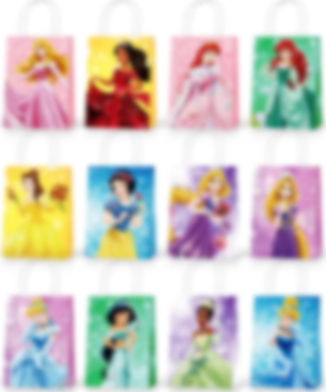 Cemocle 24PCS Princess Party Favor Bags with Handles