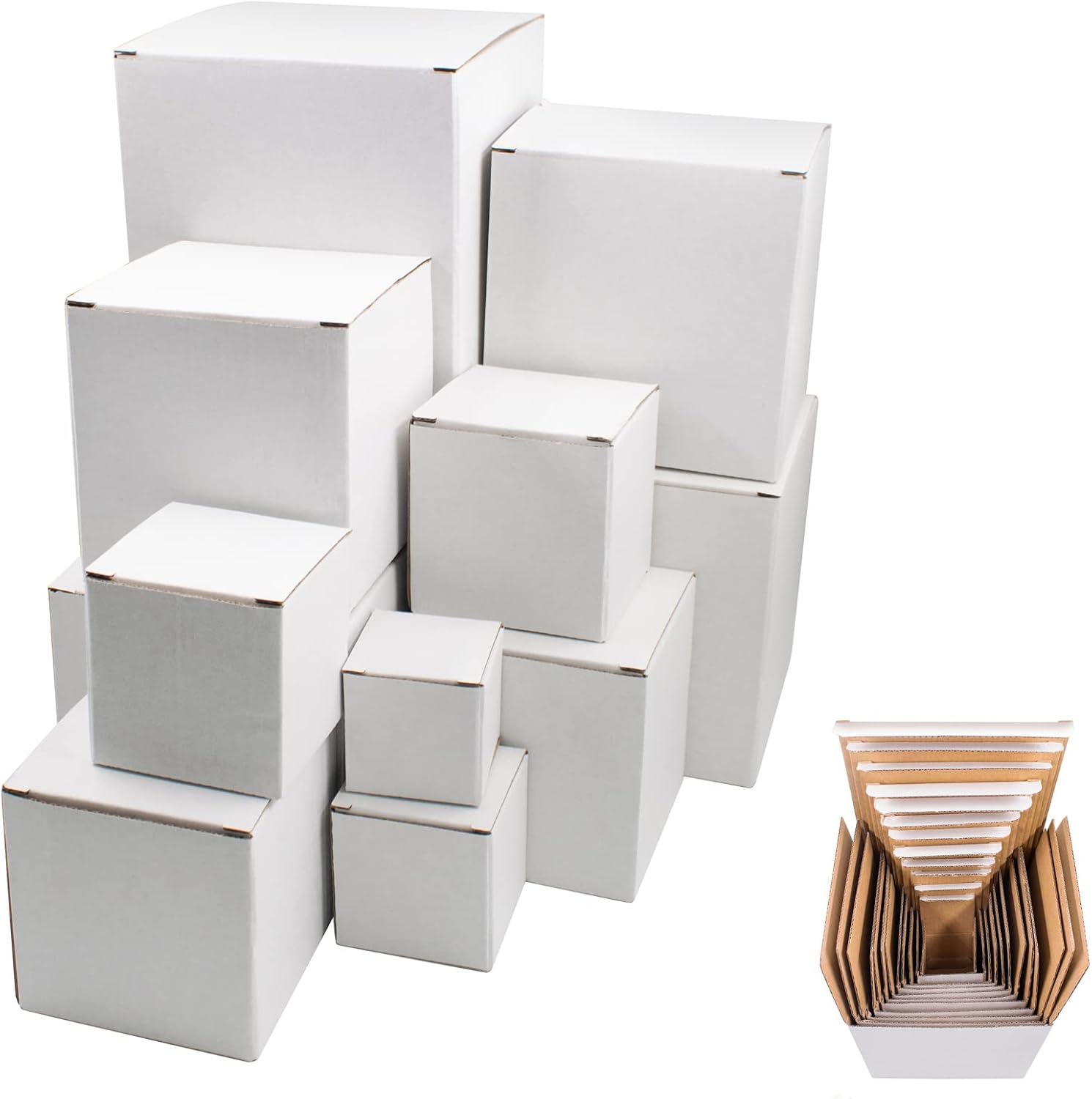 KeaJuidy 12pcs Nested Prank Gift Boxes Set