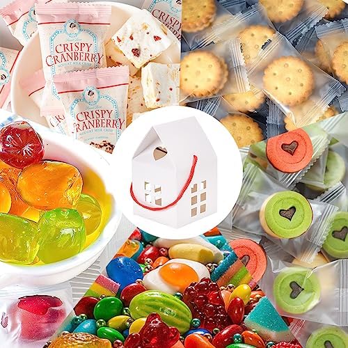 BENECREAT 30Pcs House Shaped Gift Boxes for Wedding Baby Shower Birthday Party