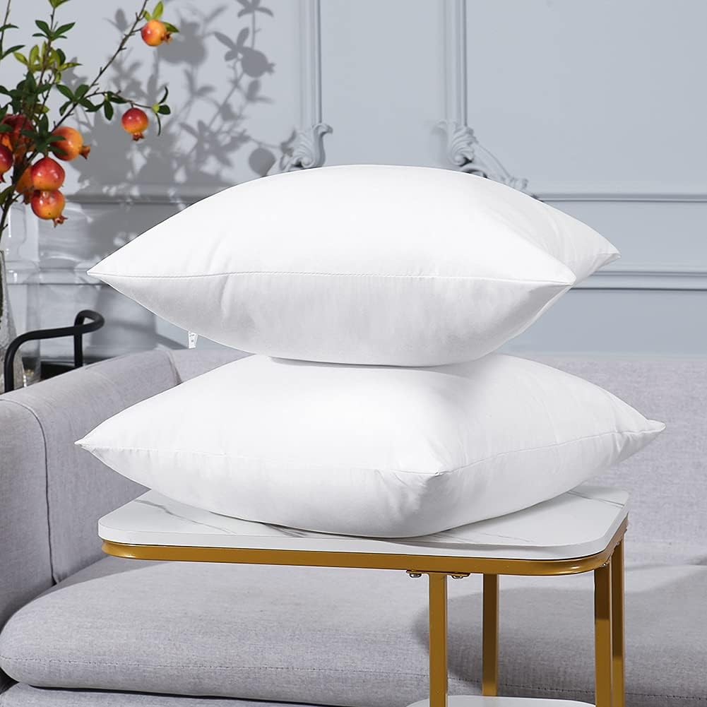 OTOSTAR Waterproof Throw Pillow Inserts Set of 4