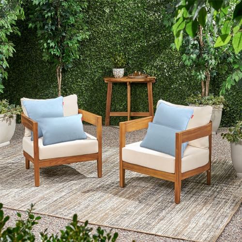 Pcinfuns Light Blue Outdoor Throw Pillows 2 Pack