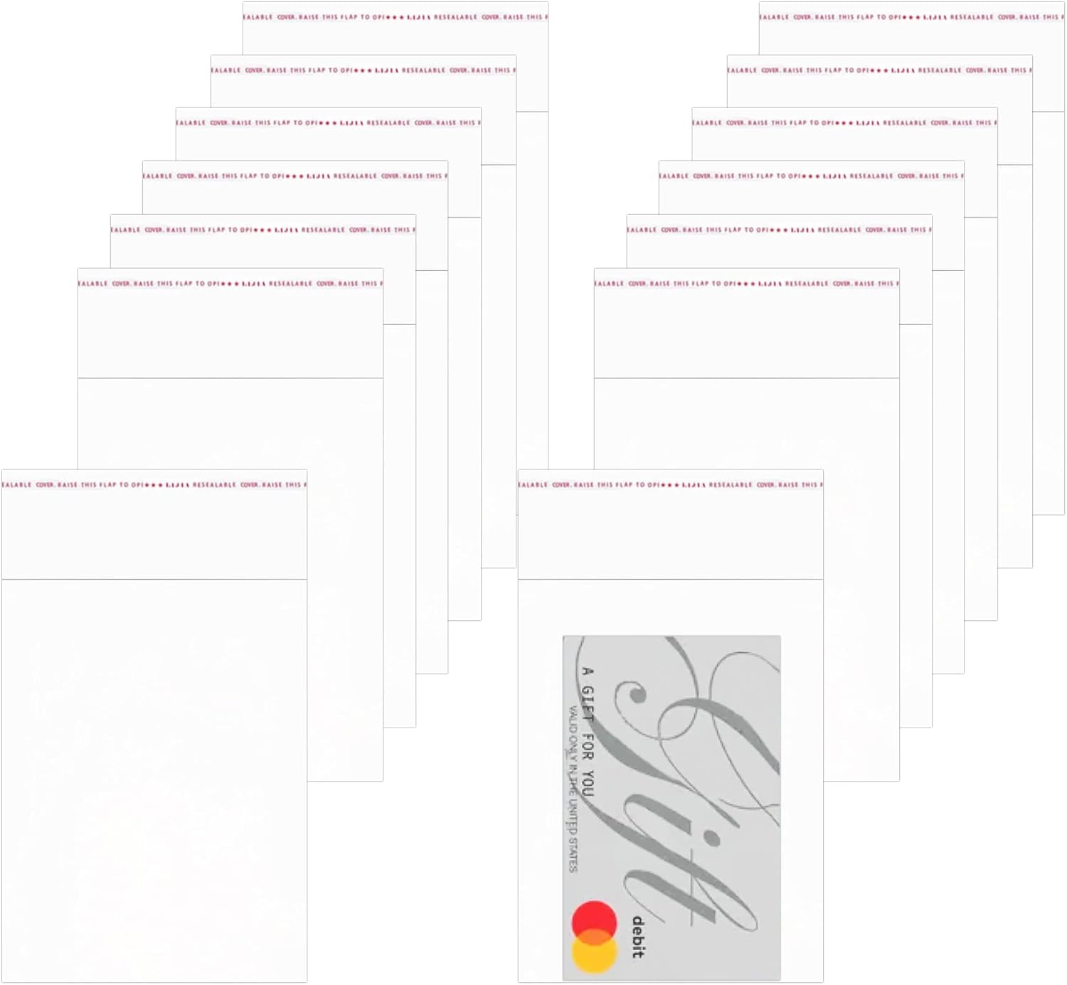 1000pcs 3x4 Inch Clear Self-Sealing Cellophane Bags