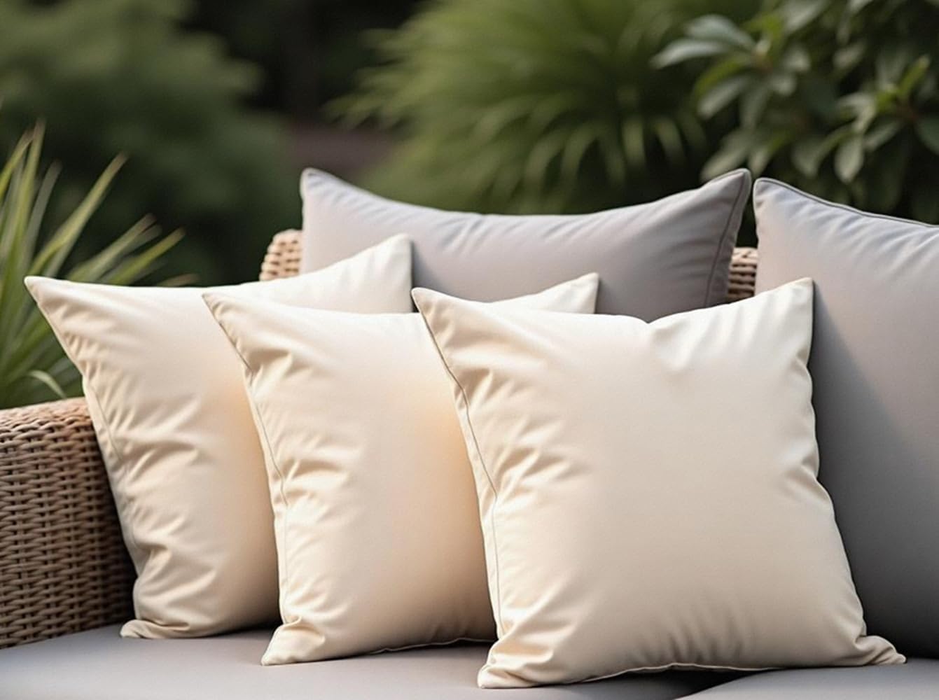 18x18 Inch Waterproof Throw Pillows Set of 3