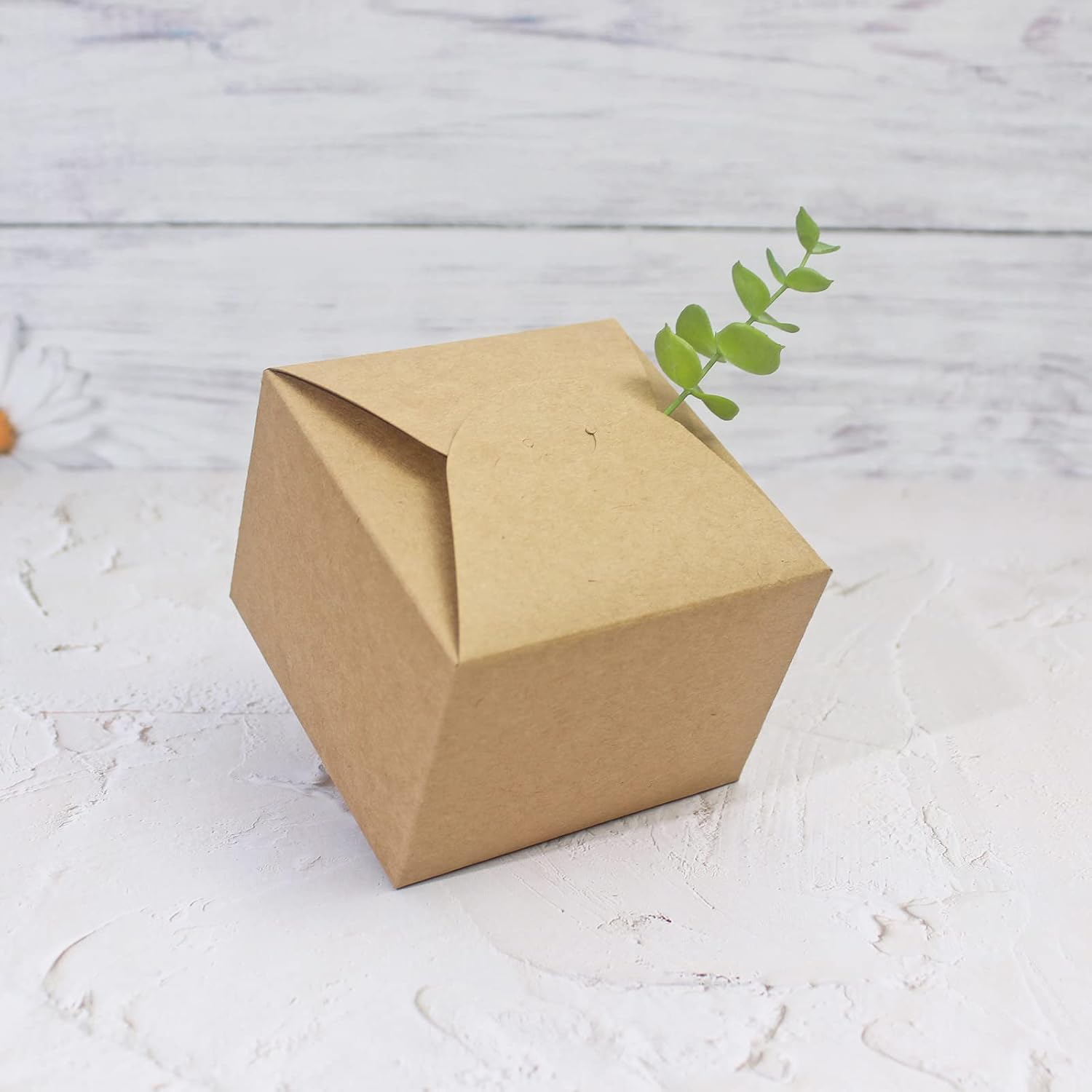 Brown Kraft Gift Box 10 Pack with Ribbon