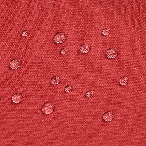Pack of 2 18x18 Inch Red Waterproof Pillow Covers
