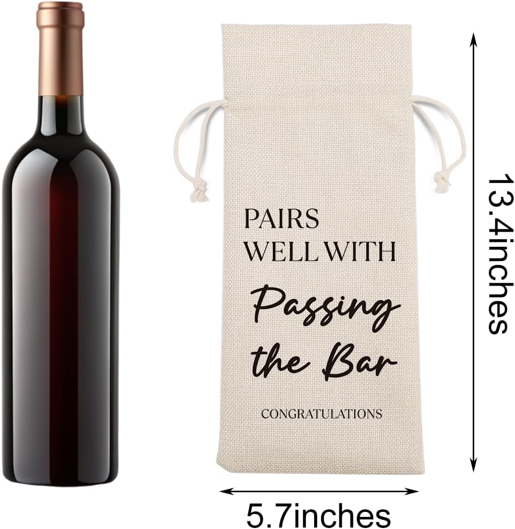 Law School Graduation Wine Bag for Her Him
