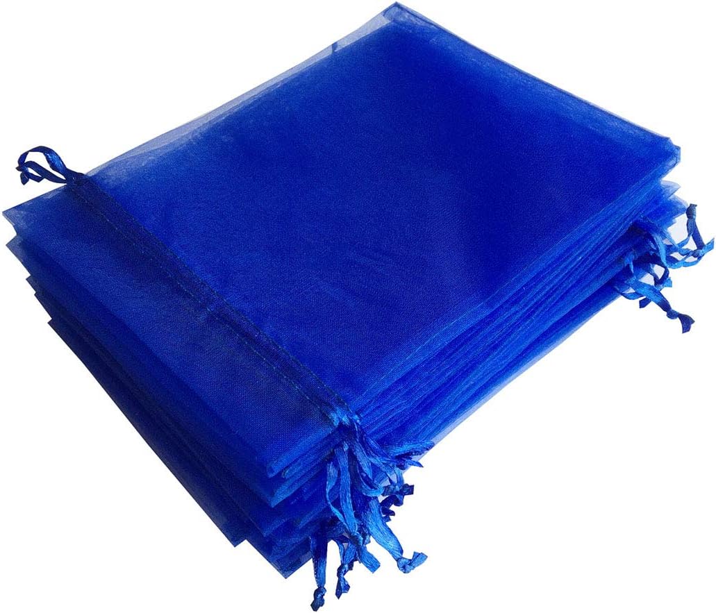 Pack of 50 Royal Blue 4x6 Inch Gift Wrap Bags