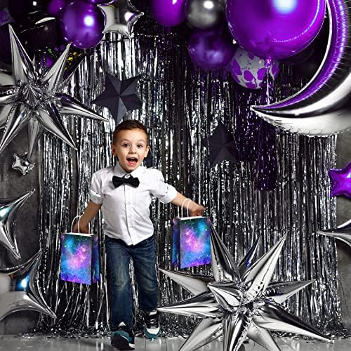 16 Pcs Galaxy Party Bags for Space Themed Events