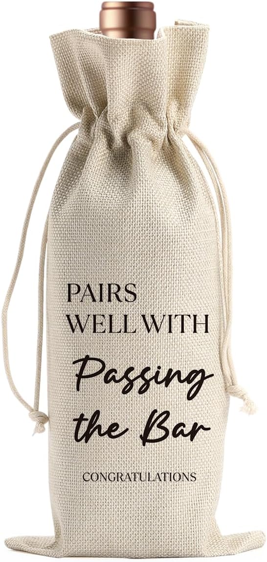 Law School Graduation Wine Bag for Her Him
