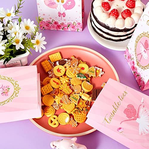 Jecery 24 Pcs Mini Ballerina Gift Bags for Birthday Parties