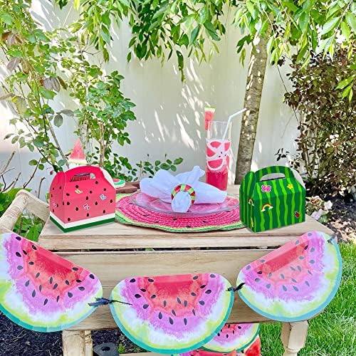 16 Pcs Cartoon Melon Candy Bags for Kids Parties