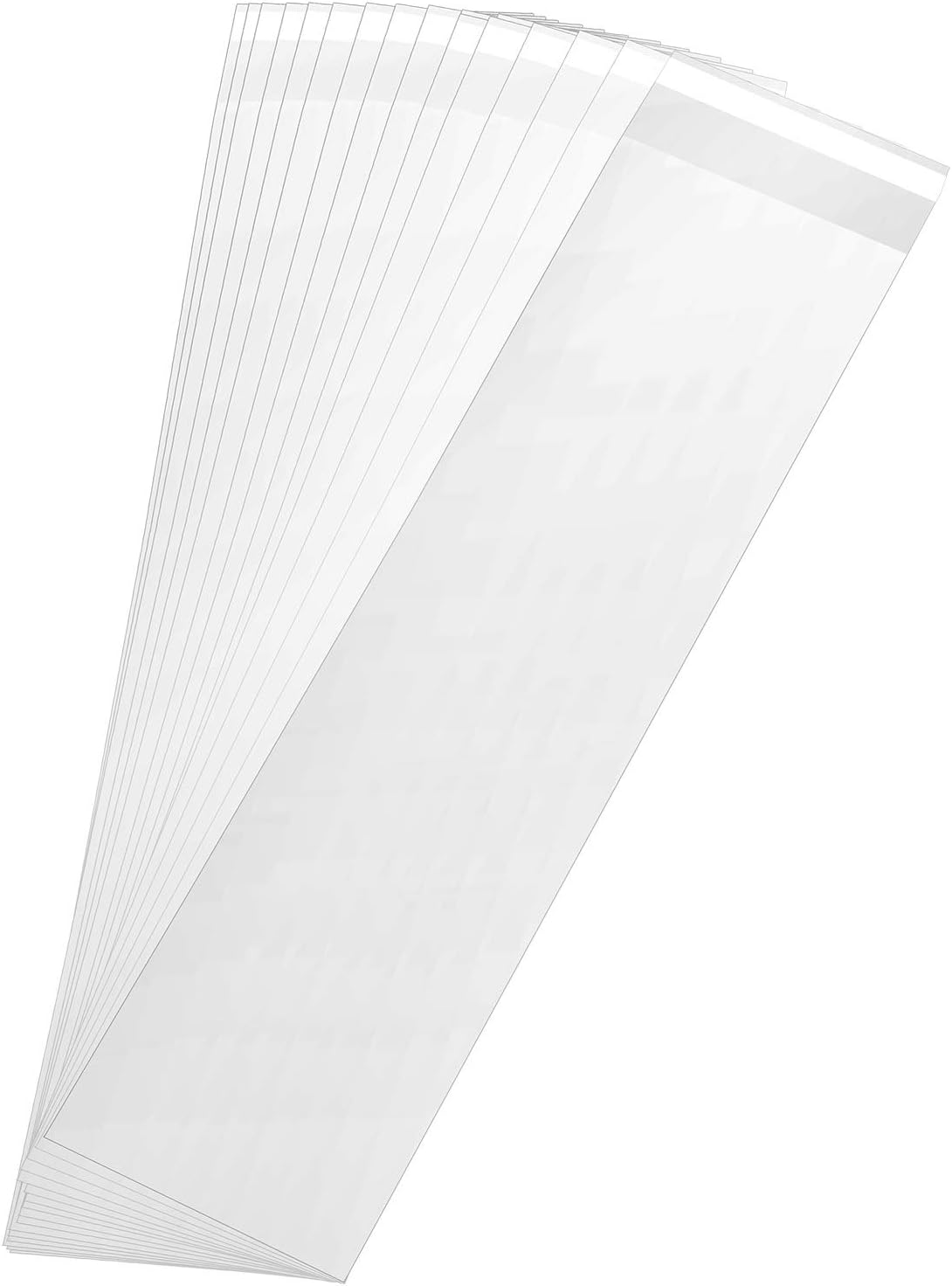 100 pcs Clear 3 in x 11 in Self Seal Cello Bags