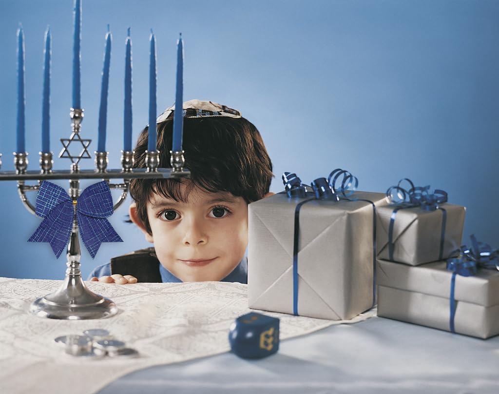 ABTOLS Hanukkah Ribbons 2 Rolls 10 Yards Star of David