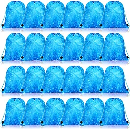 Funtery 24 Pcs Ocean Wave Drawstring Gift Bags