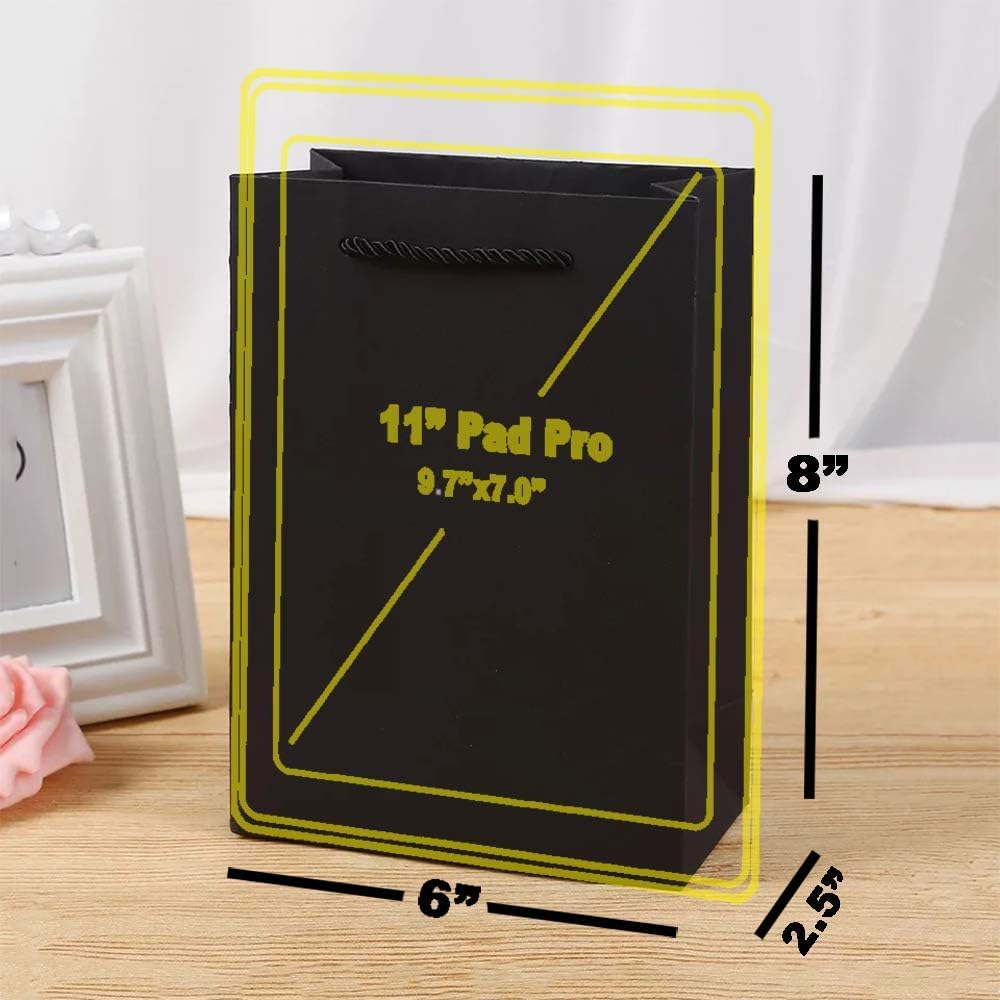 SHIPKEY 10 Pack Small Black Gift Bags