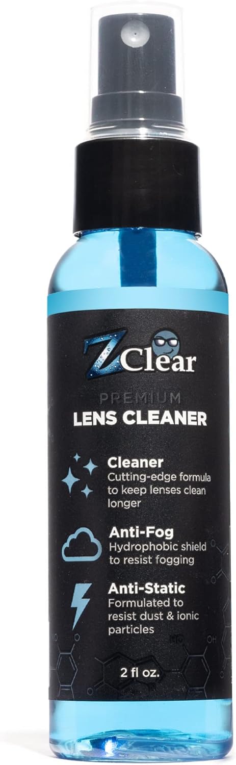 Z Clear 2 oz EyeGlasses Cleaner with Microfiber Cloth
