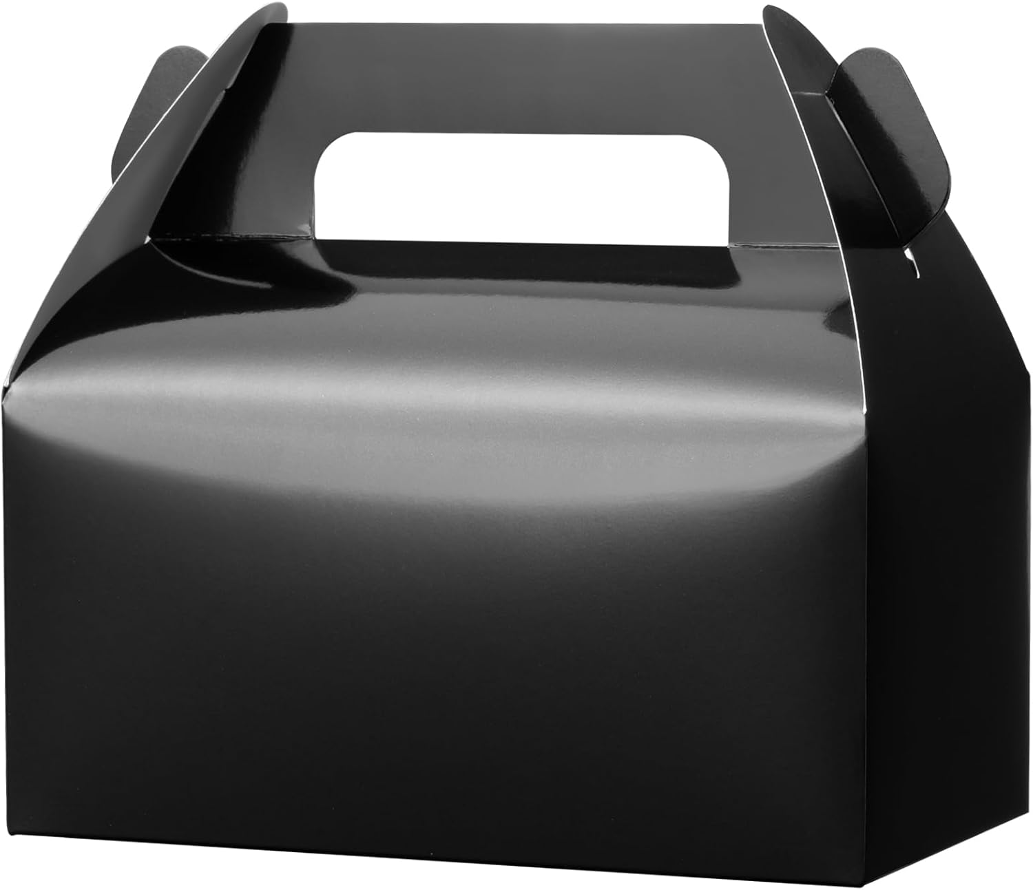 UnicoPak 30 Black Gable Treat Boxes for Parties