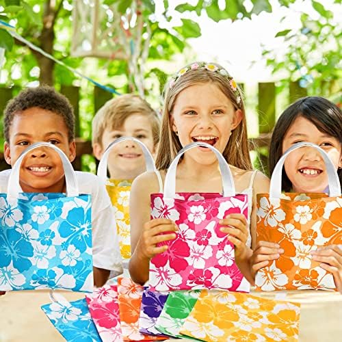 Teling 24 Pcs Hawaiian Party Favor Bags with Handle