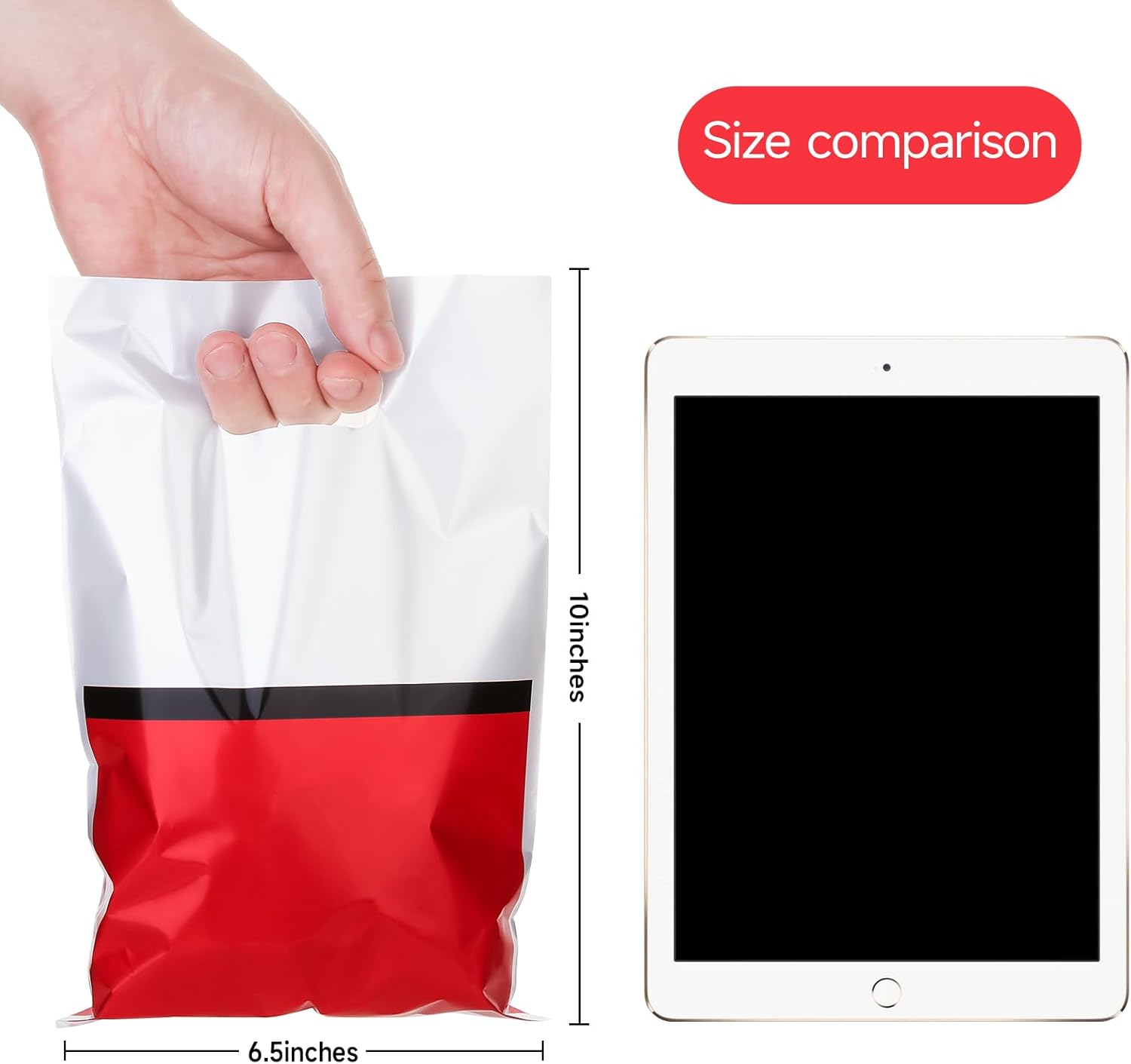 ADARRO 40PCS Red and White Cartoon Gift Bags for Birthday Parties