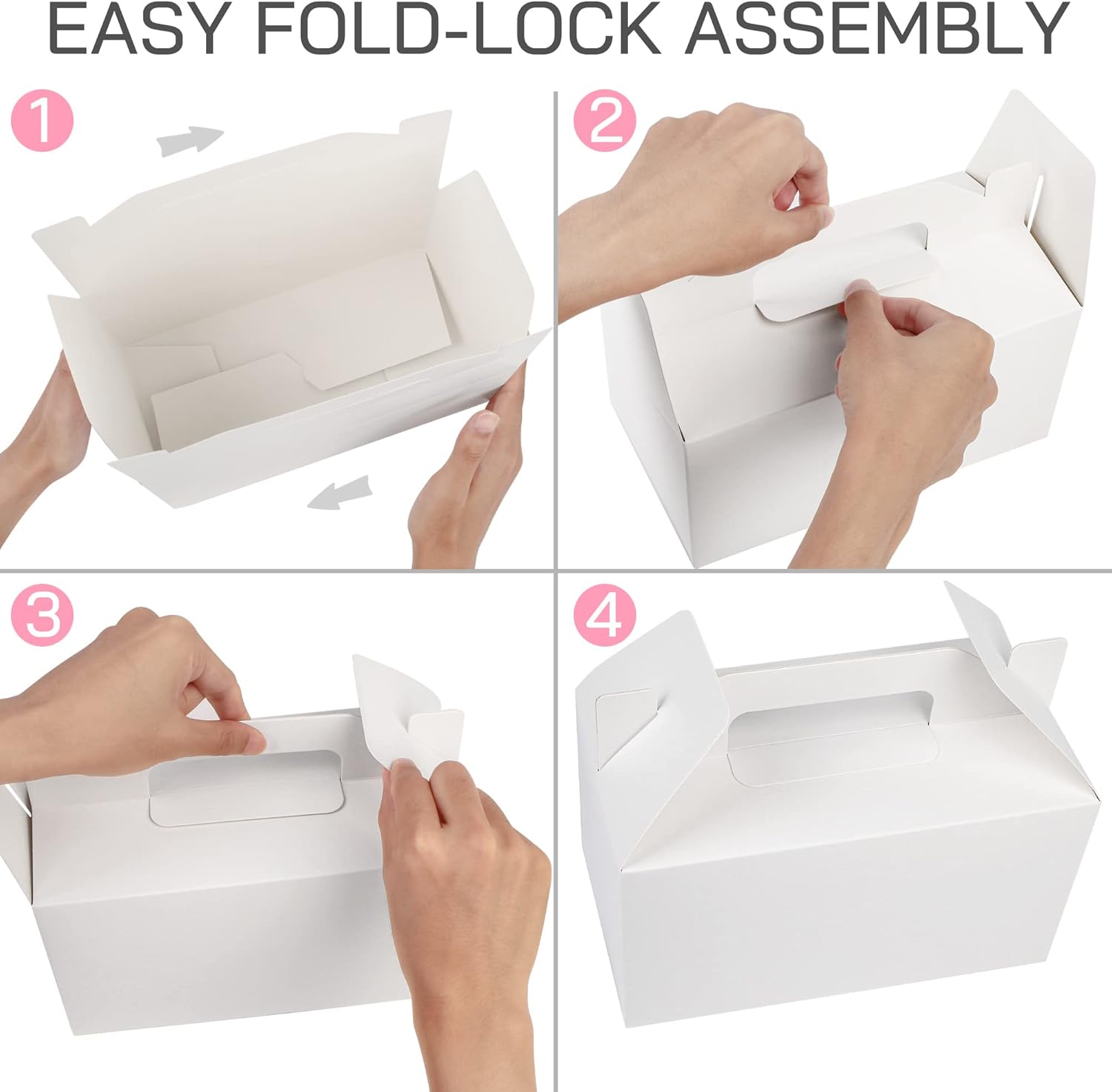 LotFancy Gable Boxes 95x5x5 Inches 25 Pack