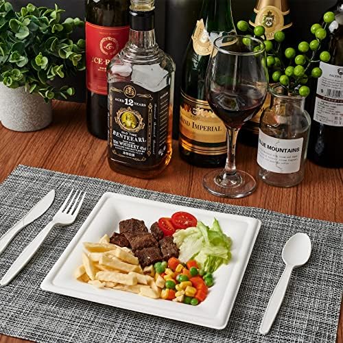 ECOLipak 150 Piece 8 Inch Compostable Plates