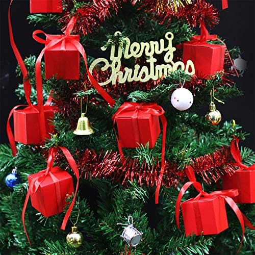 KPOSIYA 70 Pack Red Gift Boxes with Ribbons