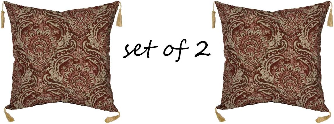 Comfort Classics Outdoors Venice Throw Pillow Set of 2 16x16x4