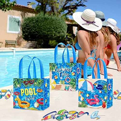 12Pcs Summer Beach Gift Bags with Handles