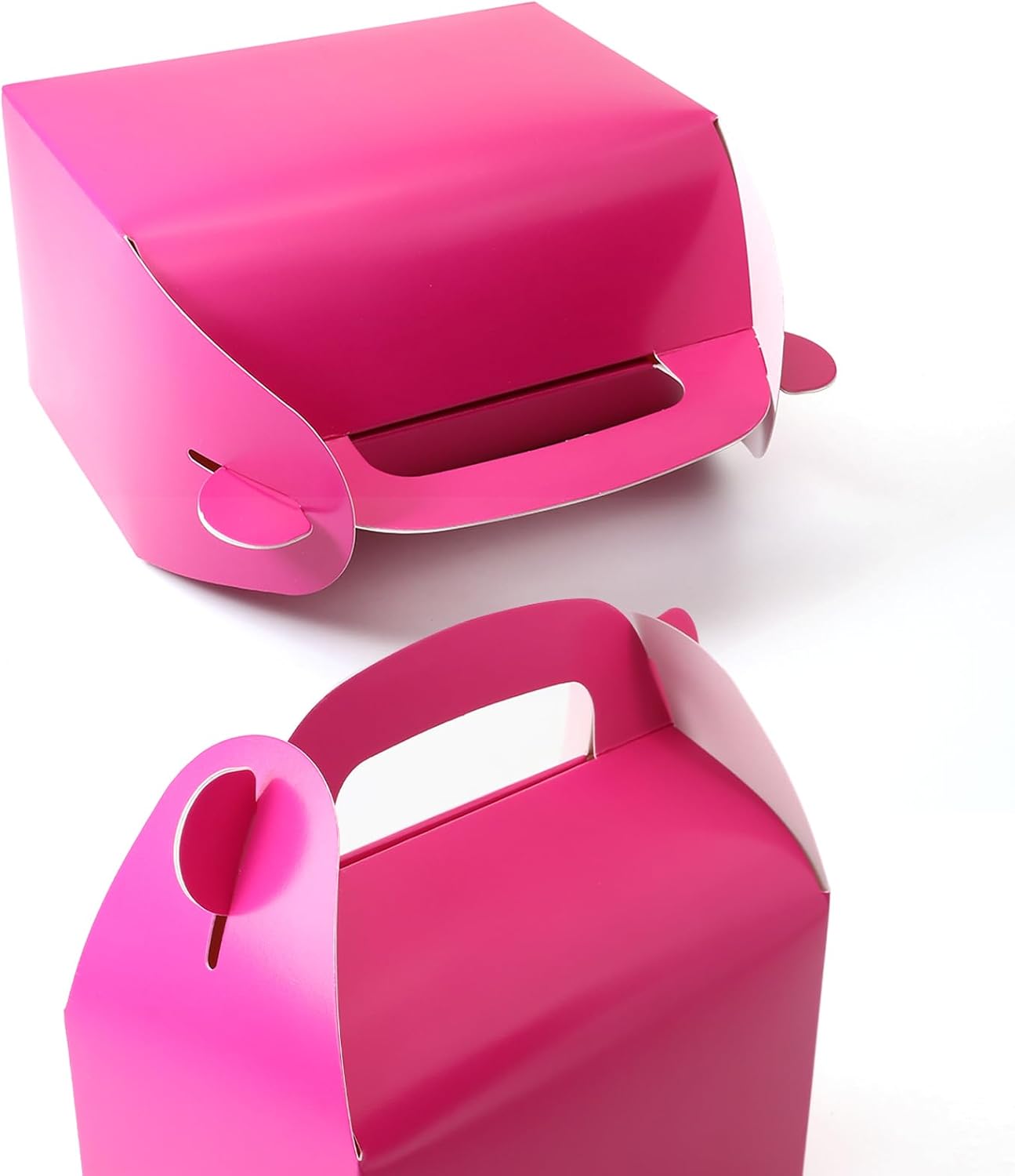 30-Pack Hot Pink Party Favor Treat Boxes for Kids Celebrations