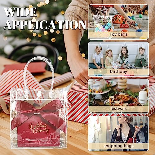 BadenBach 16 Pack Clear Gift Bags with Handles