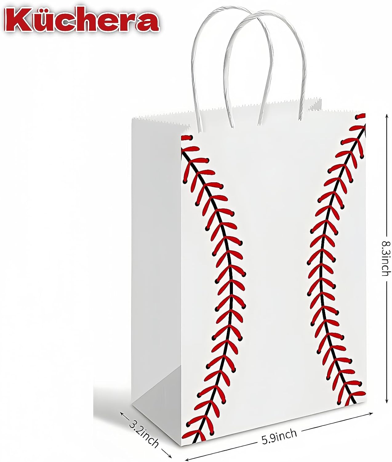 Kchera Baseball Gift Bags for Kids Team - 12PCS
