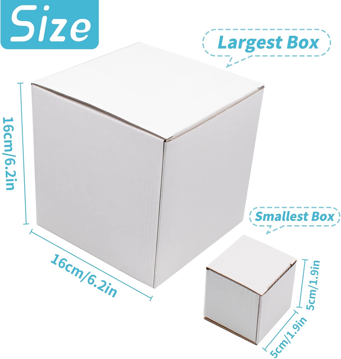 KeaJuidy 12pcs Nested Prank Gift Boxes Set