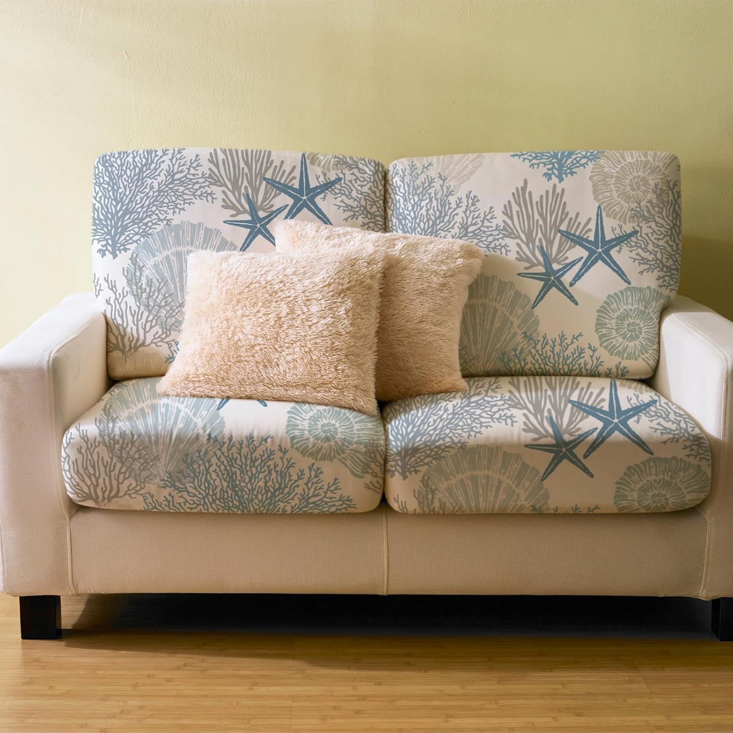Hosuly 8 Pcs Summer Sofa Cushion Covers