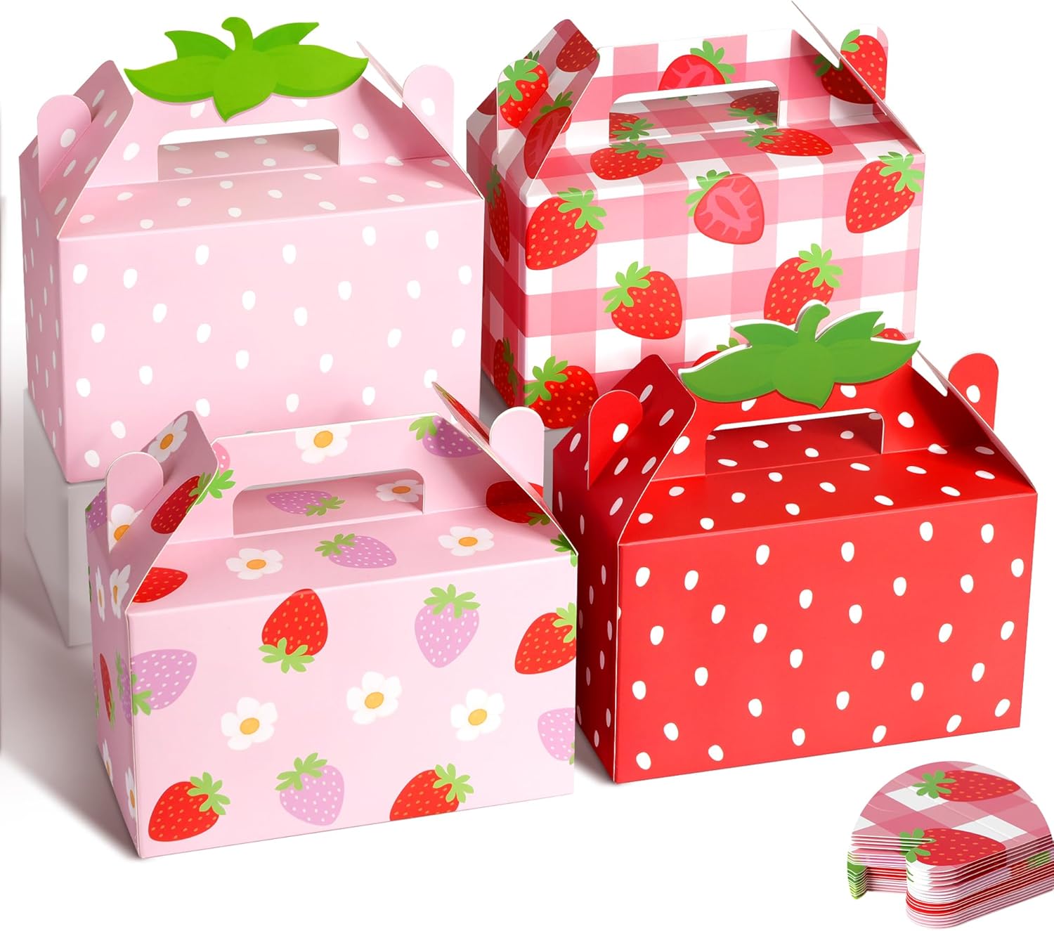 Kriyokiaa 16 Pcs Strawberry Party Favor Boxes
