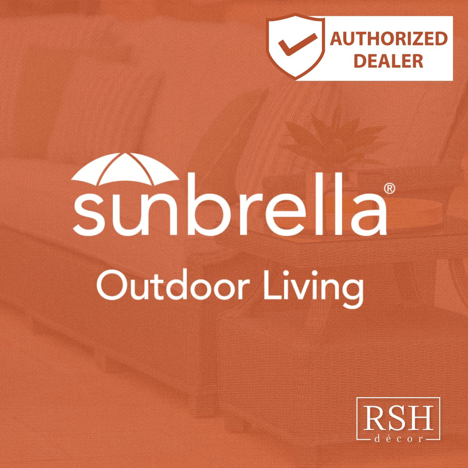 RSH Decor Sunbrella Square Throw Pillow Set of 4 17x17