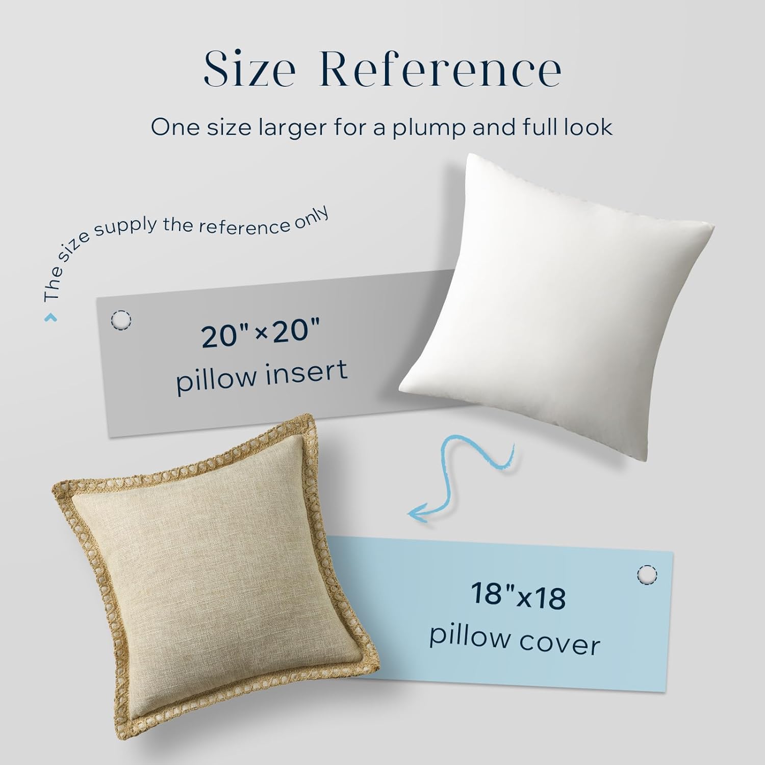 Phantoscope Waterproof Pillow Inserts Pack of 2