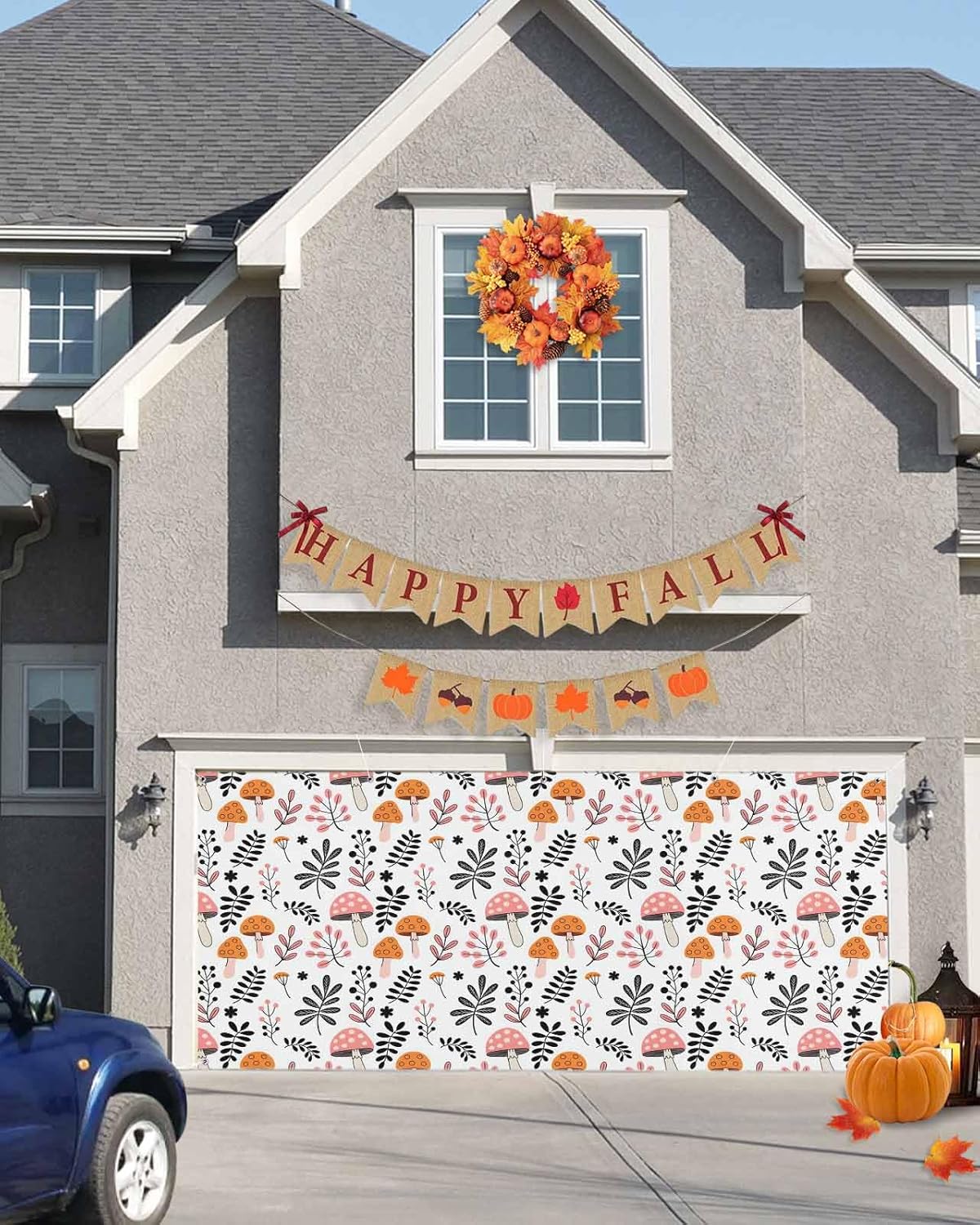 Fall Garage Door Banner 7x8 ft Autumn Decor