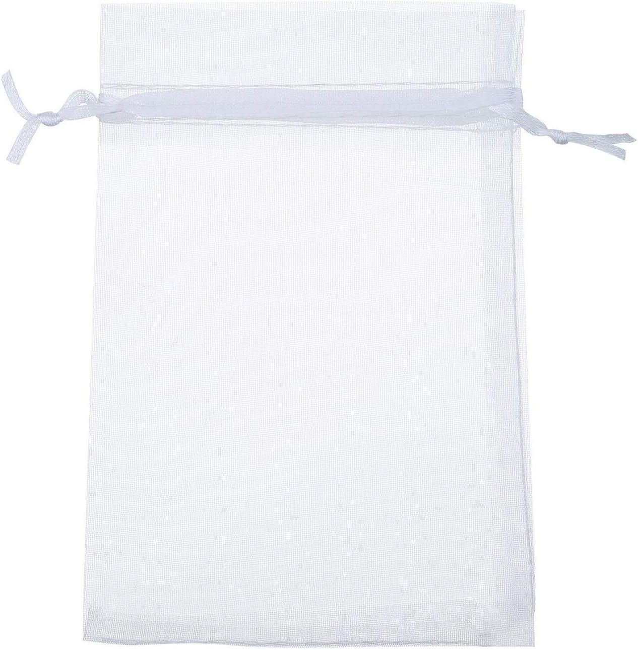 Wudygirl 100pcs Organza Gift Bags 4x6 with Drawstring