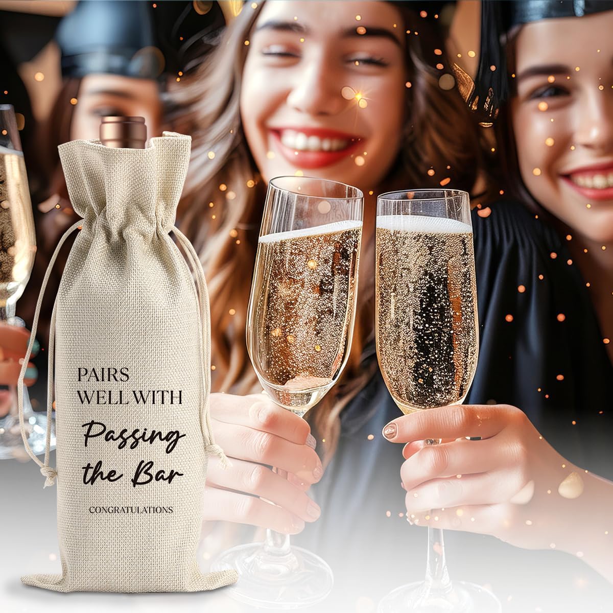Law School Graduation Wine Bag for Her Him