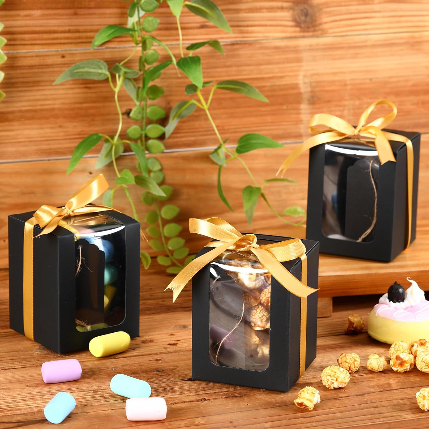 Fulmoon 50 Pack Clear Wine Glass Gift Boxes