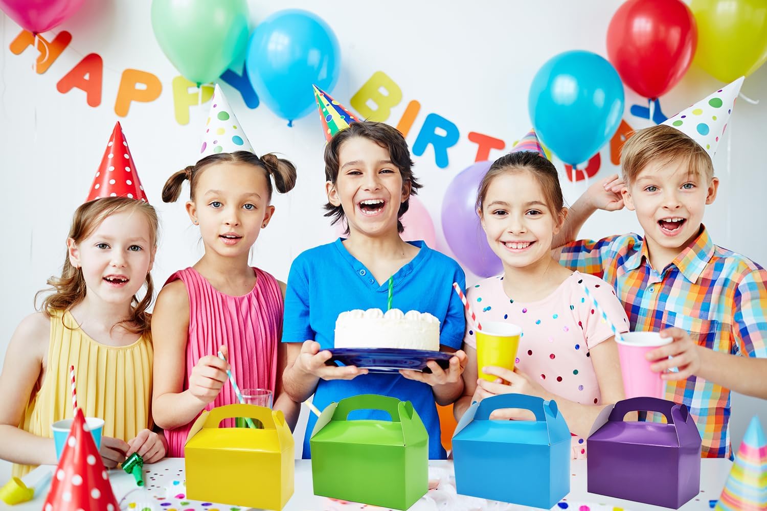 The Dreidel Company 24-Pack Goodie Boxes for Parties