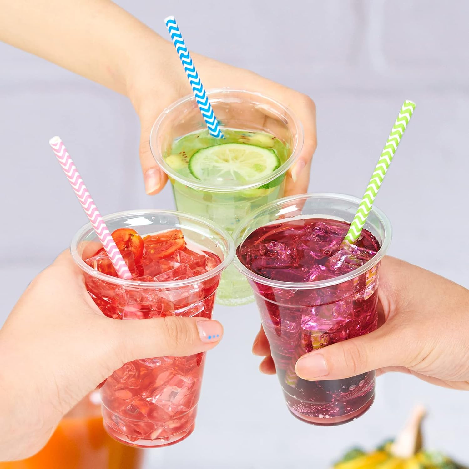 Lilymicky 300 Pack 10 oz Clear Plastic Cups