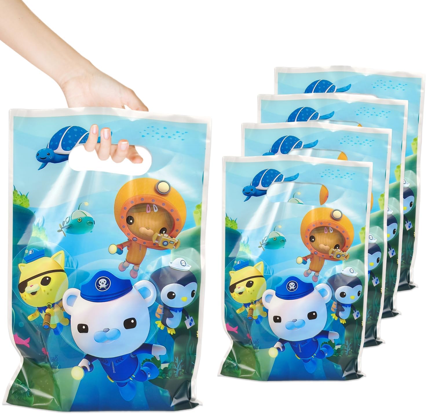 Autrpoweo 30Pcs Octo Party Gift Bags