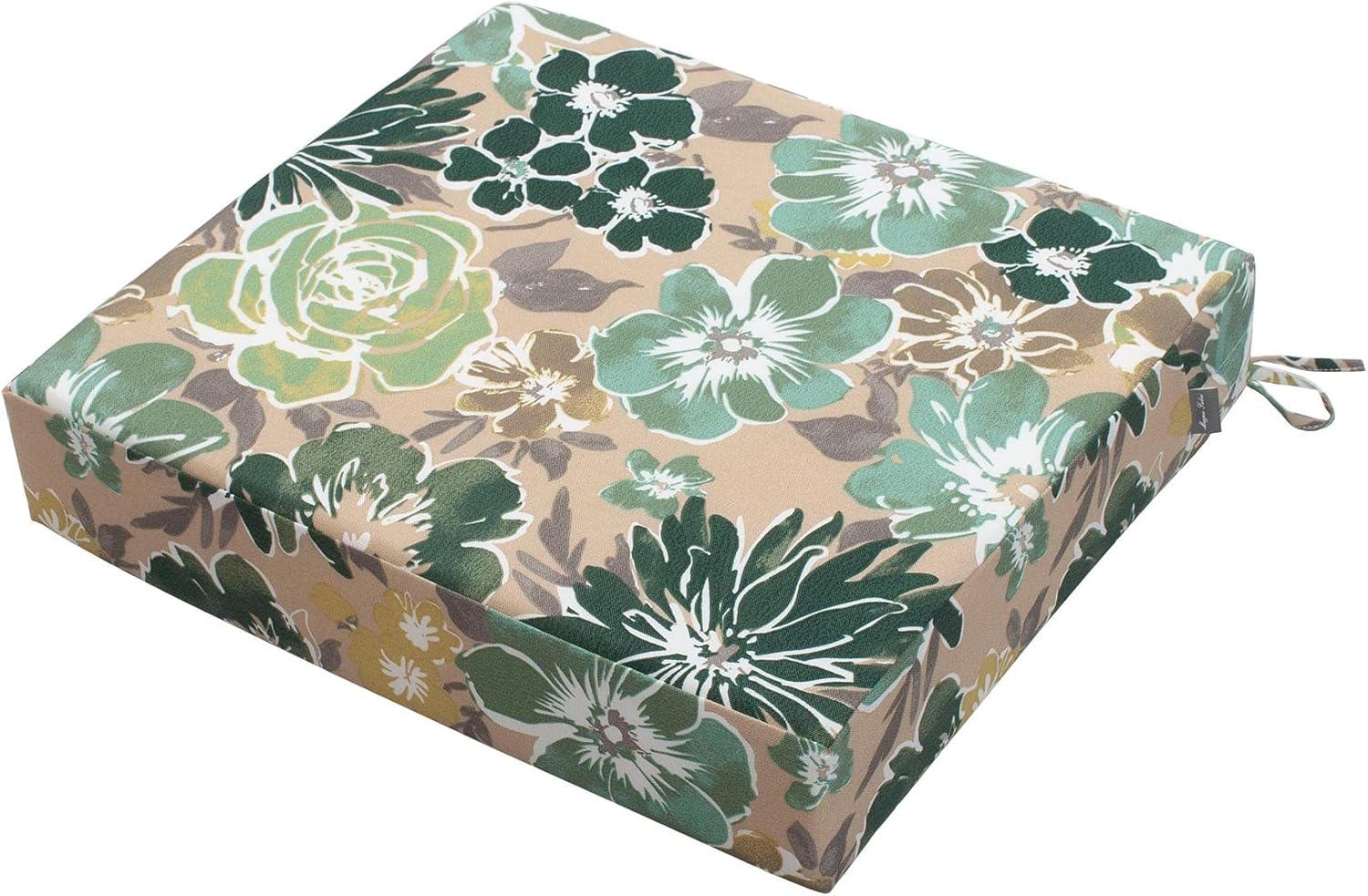 Magpie Fabrics Green Floral Cushion Covers Set of 2